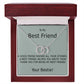 TO MY BEST FRIEND-HELPED WRITE MY STORIES- PERFECT PAIR NECKLACE