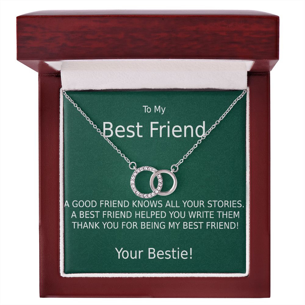 TO MY BEST FRIEND-HELPED WRITE MY STORIES-GN- PERFECT PAIR NECKLACE