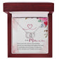 TO MY MOTHER-IN-LAW - I LOVE YOU FOR THE WAY YOU- PERFECT PAIR NECKLACE