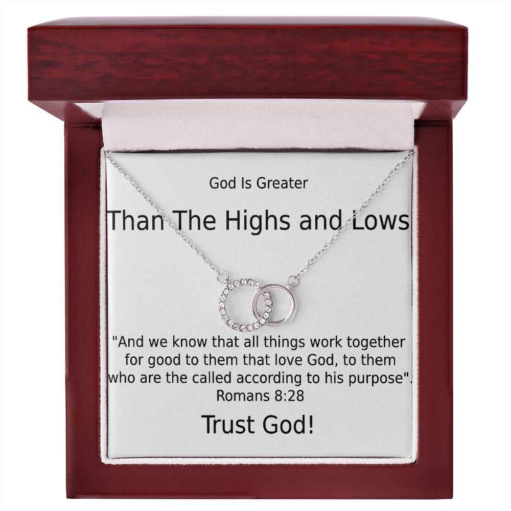 GOD IS GREATER THAN THE HIGHS AND LOWS- PERFECT PAIR NECKLACE