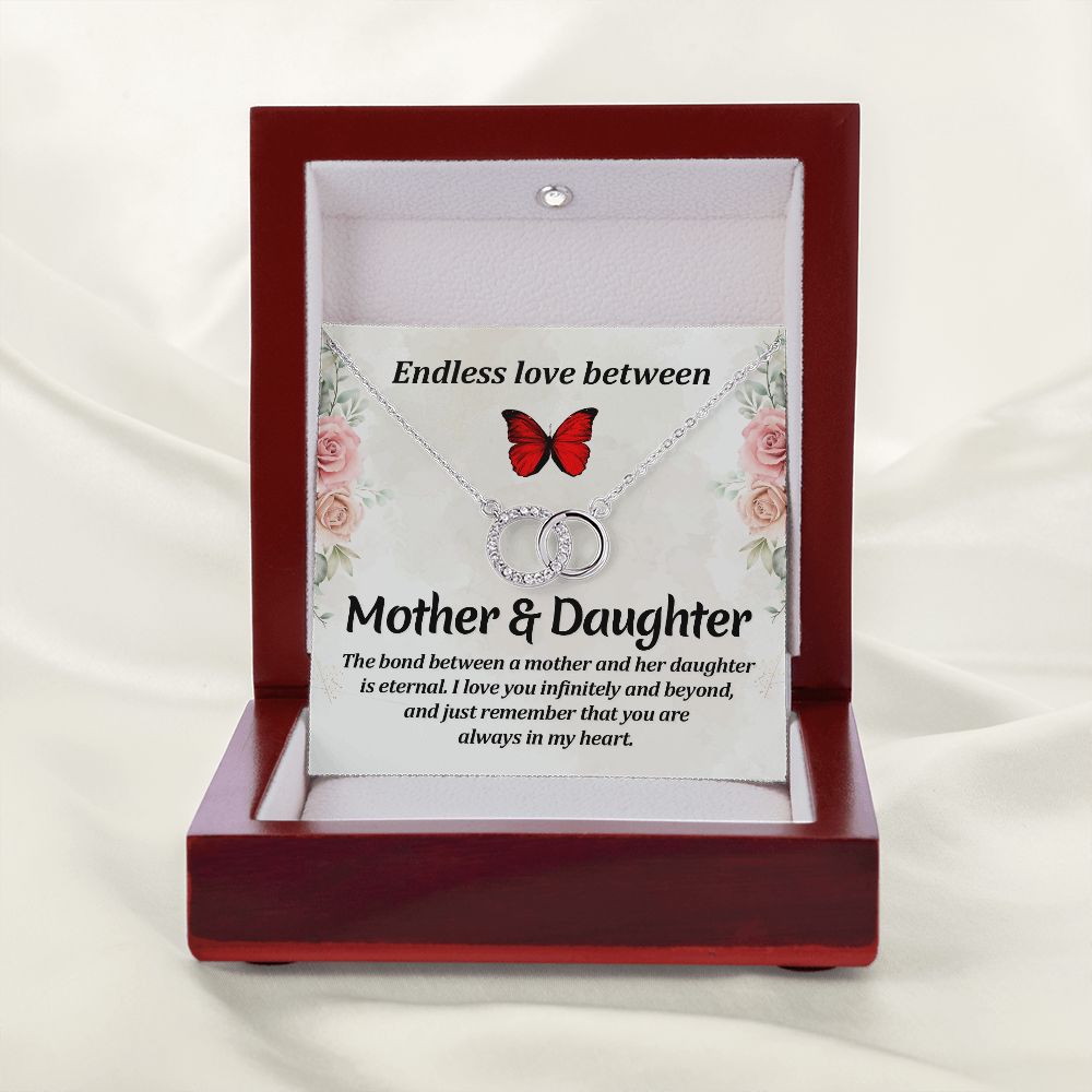 ENDLESS LOVE BETWEEN MOTHER AND DAUGHTER- PERFECT PAIR NECKLACE