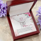 TO MY MOTHER-IN-LAW - I LOVE YOU FOR THE WAY YOU- PERFECT PAIR NECKLACE