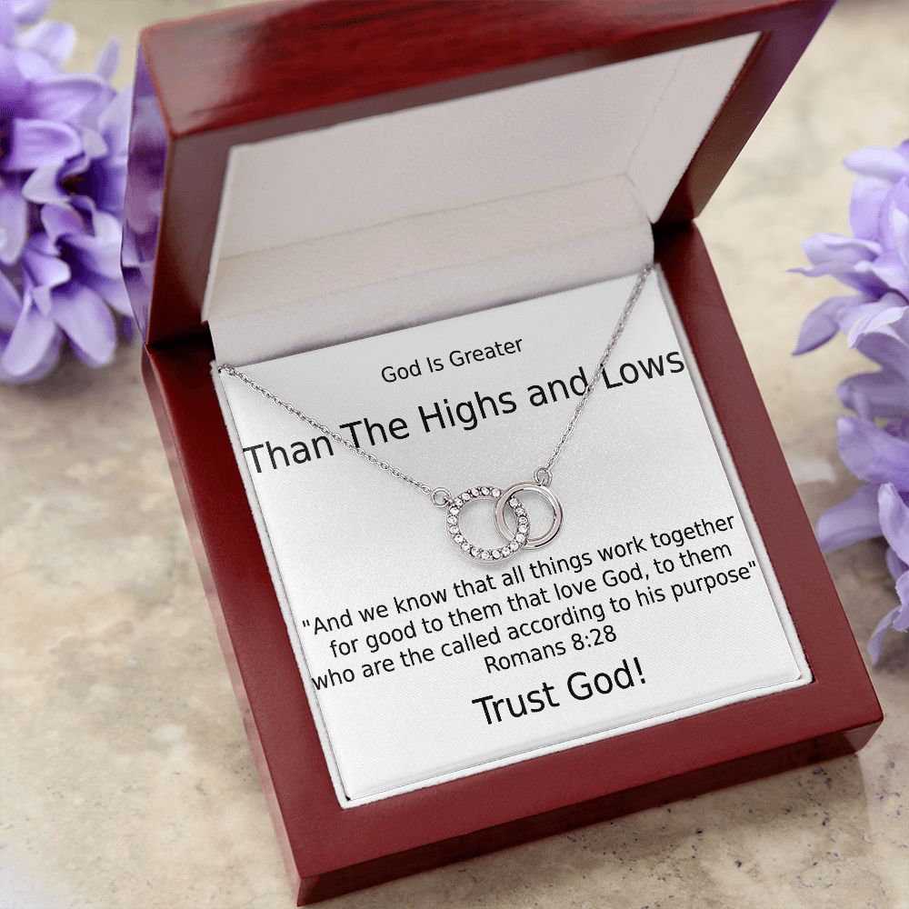 GOD IS GREATER THAN THE HIGHS AND LOWS- PERFECT PAIR NECKLACE