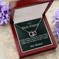 TO MY BEST FRIEND-HELPED WRITE MY STORIES-BK- PERFECT PAIR NECKLACE