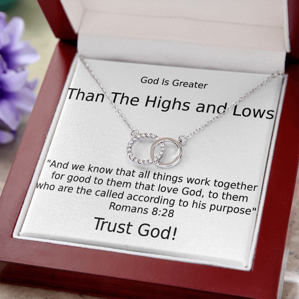 GOD IS GREATER THAN THE HIGHS AND LOWS- PERFECT PAIR NECKLACE