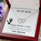 DEAR MOM, HAPPY MOTHER’S DAY! YOU’RE THE MOM -PERFECT PAIR NECKLACE