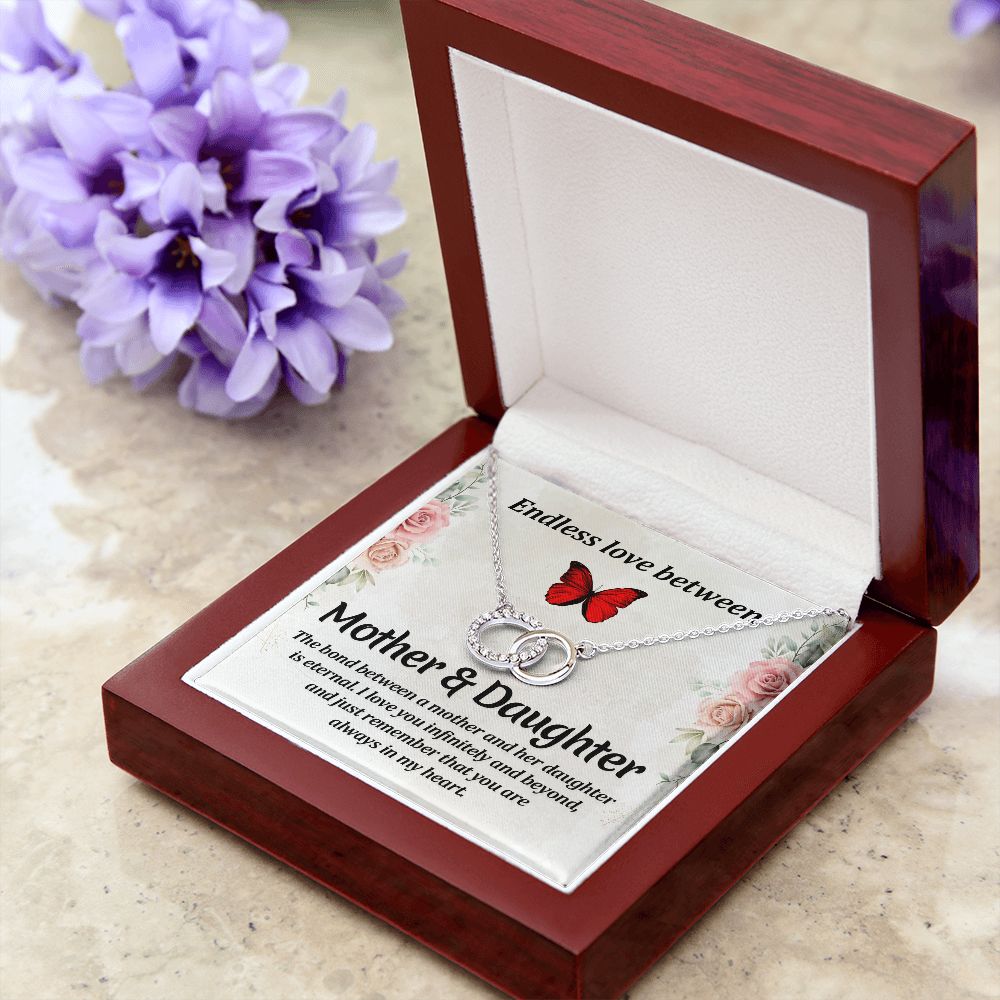 ENDLESS LOVE BETWEEN MOTHER AND DAUGHTER- PERFECT PAIR NECKLACE