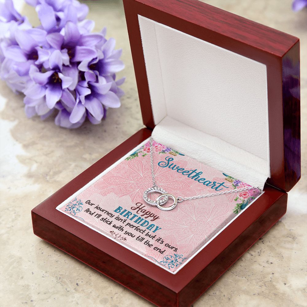 SWEETHEART HAPPY BIRTHDAY BOHO CHICK -PERFECT PAIR NECKLACE