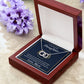 TO MY BEAUTIFUL DAUGHTER - I LOVE YOU PERFECT PAIR NECKLACE