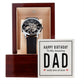 Happy birthday to my amazing dad- Men's Openwork Watch with Mahogany Box - Template