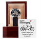 Happy Anniversary its been an amazing year- Men's Openwork Watch with Mahogany Box - Template