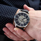 However far we wander- Men's Openwork Watch with Mahogany Box - Template
