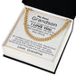 MY DEAR GRANDSON, NEVER FORGET HOW MUCH I LOVE YOU- CUBAN LINK CHAIN WB