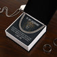TO MY HUSBAND- GOD DOESN’T GIVE - CUBAN LINK CHAIN