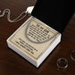 To my son-never feel alone - Cuban link chain