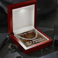 To my son- be a warrior, not a worrier Cuban link chain