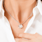 TO MY WIFE- I DEEPLY TREASURE-LOVE KNOT NECKLACE
