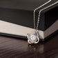 BIRTHDAY GIFT FOR DAUGHTER-HAPPY BIRTHDAY TO THE CHILD WHO- LOVE KNOT NECKLACE