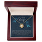 TO MY WIFE-I LOVE THE WAY- LOVE KNOT NECKLACE
