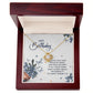 BIRTHDAY GIFT FOR DAUGHTER-HAPPY BIRTHDAY TO THE CHILD WHO- LOVE KNOT NECKLACE