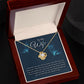 TO MY WIFE-I LOVE THE WAY- LOVE KNOT NECKLACE