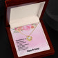 BIRTHDAY GIFT FOR FRIEND - GOOD FRIEND ARE LIKE STARS- LOVE KNOT NECKLACE