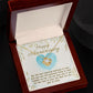 ANNIVERSARY GIFT FOR WIFE- MY LIFE HAS MEANING - LOVE KNOT NECKLACE