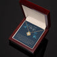 TO MY WIFE-I LOVE THE WAY- LOVE KNOT NECKLACE