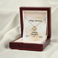 HAPPY ANNIVERSARY GIFT- I LOVE YOU THIS MUCH- LOVE KNOT NECKLACE