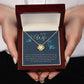 TO MY WIFE-I LOVE THE WAY- LOVE KNOT NECKLACE