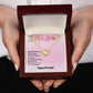 BIRTHDAY GIFT FOR FRIEND - GOOD FRIEND ARE LIKE STARS- LOVE KNOT NECKLACE