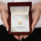 HAPPY BIRTHDAY GIFT FOR WIFE- HAPPY BIRTHDAY TO THE ONE PERSON- LOVE KNOT NECKLACE