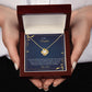 TO MY DAUGHTER - I AM SO PROUD OF THE PERSON YOU ARE TODAY -LOVE KNOT NECKLACE