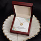 HAPPY BIRTHDAY GIFT FOR WIFE- HAPPY BIRTHDAY TO THE ONE PERSON- LOVE KNOT NECKLACE
