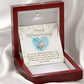 ANNIVERSARY GIFT FOR WIFE- MY LIFE HAS MEANING - LOVE KNOT NECKLACE