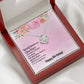 BIRTHDAY GIFT FOR FRIEND - GOOD FRIEND ARE LIKE STARS- LOVE KNOT NECKLACE