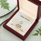 HAPPY ANNIVERSARY GIFT- I LOVE YOU THIS MUCH- LOVE KNOT NECKLACE