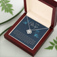 TO MY WIFE-I LOVE THE WAY- LOVE KNOT NECKLACE