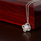 TO MY DAUGHTER - I AM SO PROUD OF THE PERSON YOU ARE TODAY -LOVE KNOT NECKLACE