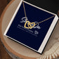 Interlocking Hearts necklace-