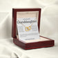 Gift For Granddaughter - Interlocking Hearts necklace-GoldU-Someday when the pages of my life