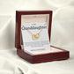 Gift For Granddaughter - Interlocking Hearts necklace-GoldH-Someday when the pages of my life