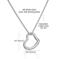 TO OUR DAUGHTER - WE LOVE YOU -DELICATE HEART NECKLACE