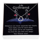 TO MY GIRLFRIEND- DISTANCE CAN NEVER SEPARATE- DELICATE HEART NECKLACE