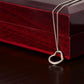 TO OUR DAUGHTER - WE LOVE YOU -DELICATE HEART NECKLACE