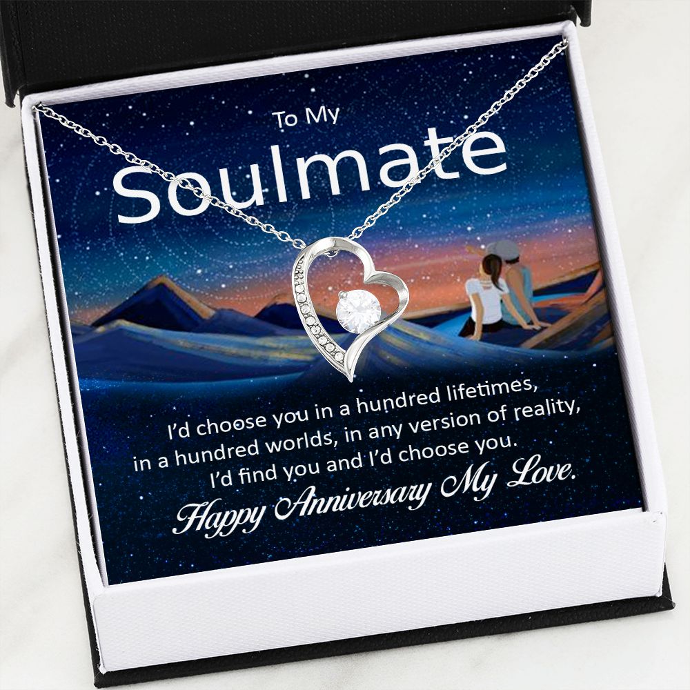 HAPPY ANNIVERSARY TO MY SOULMATE- ETERNAL HOPE NECKLACE