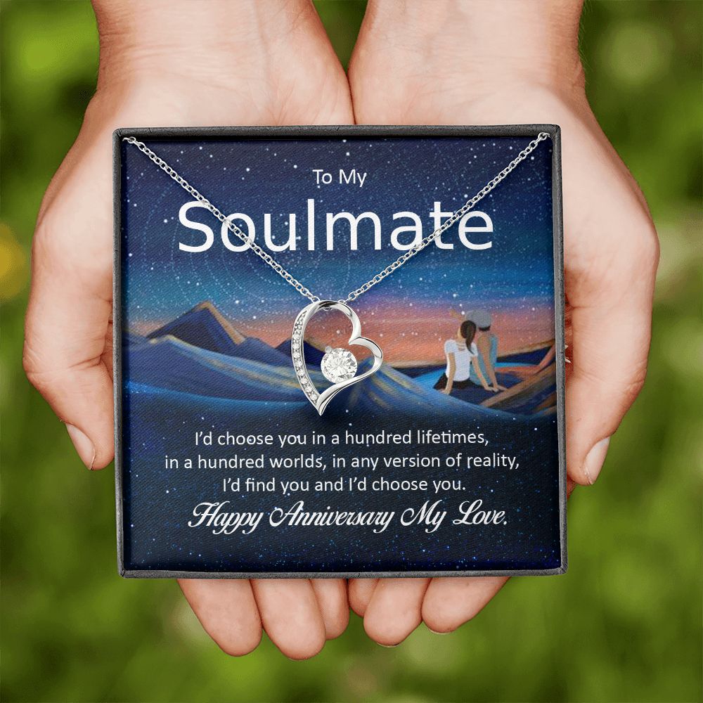 HAPPY ANNIVERSARY TO MY SOULMATE- ETERNAL HOPE NECKLACE