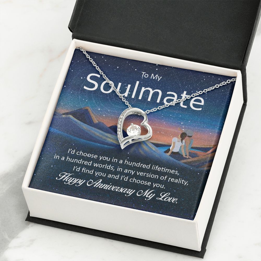 HAPPY ANNIVERSARY TO MY SOULMATE- ETERNAL HOPE NECKLACE