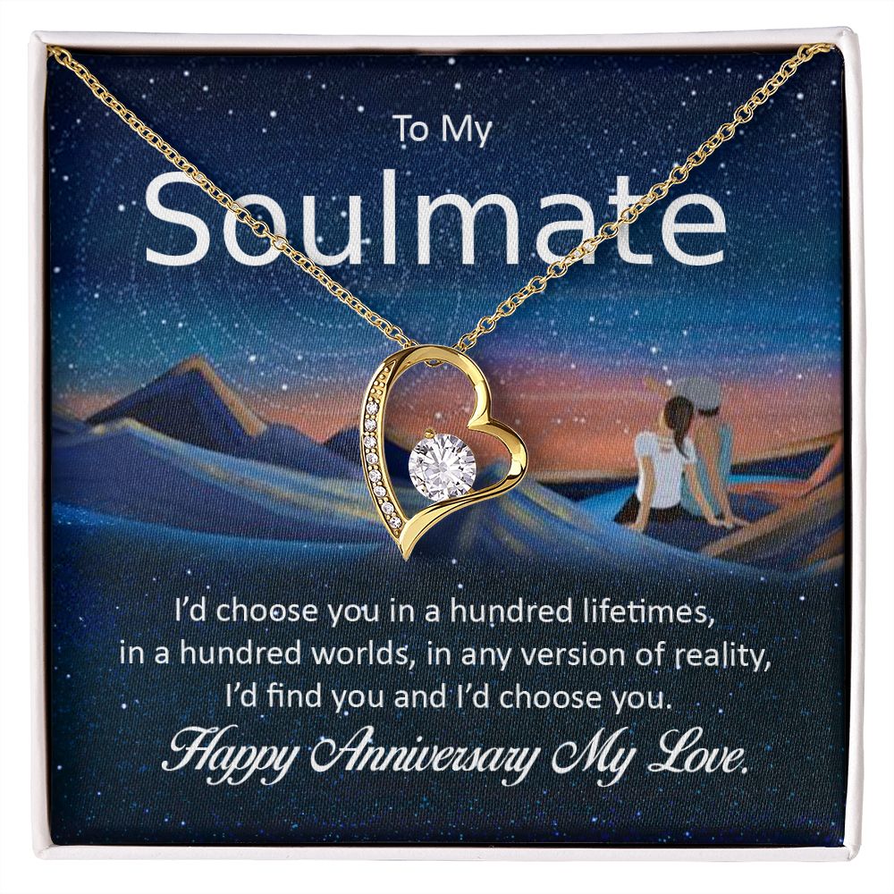 HAPPY ANNIVERSARY TO MY SOULMATE- ETERNAL HOPE NECKLACE