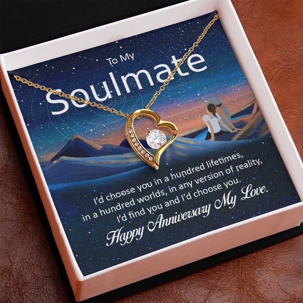 HAPPY ANNIVERSARY TO MY SOULMATE- ETERNAL HOPE NECKLACE